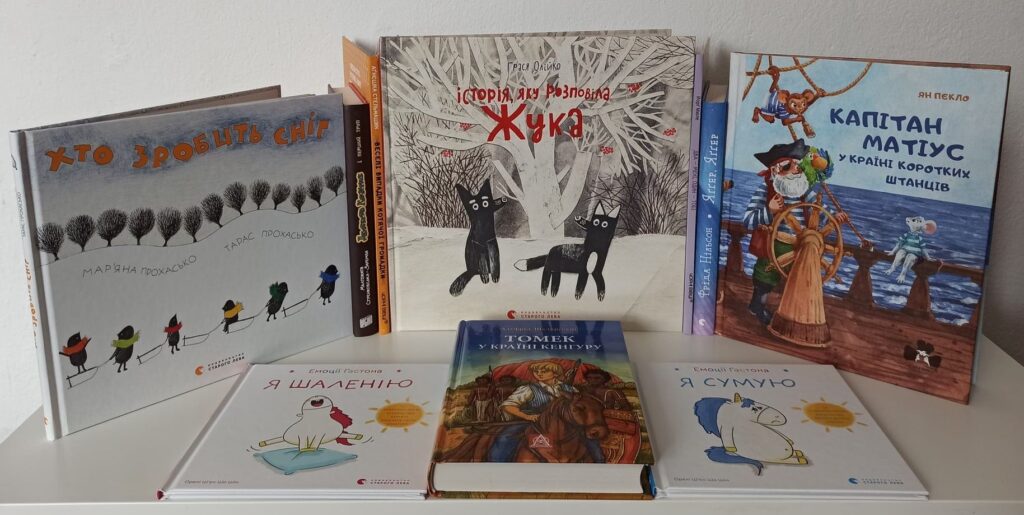 Książki dla dzieci z Ukrainy.