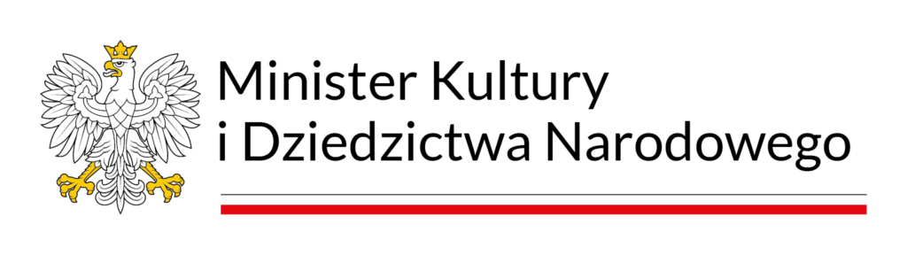 Logotyp Ministerstwa Kultury i Dziedzictwa Narodowego.