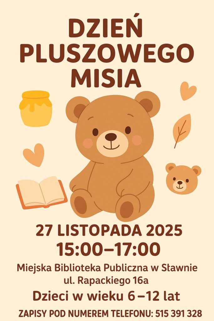 Na zdjęciu plakat zapraszający na wydarzenie.