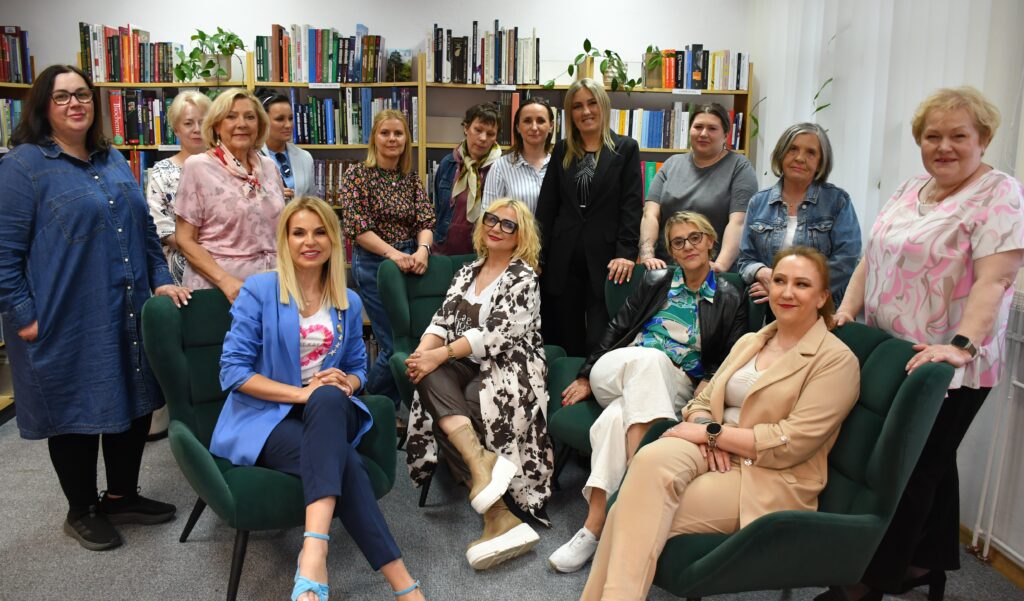 Na zdjęciu uczestniczki warsztatów.