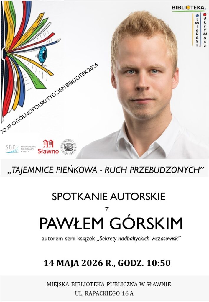 Na zdjęciu plakaty zapraszające na wydarzenia.