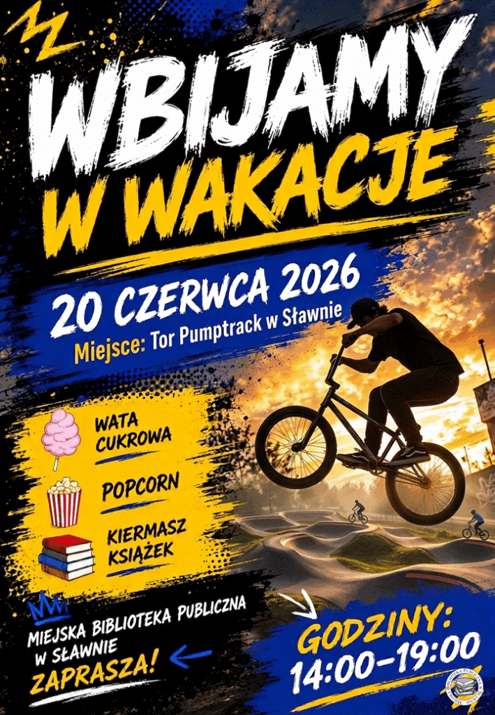 Na zdjęciu plakaty zapraszające na wydarzenie.