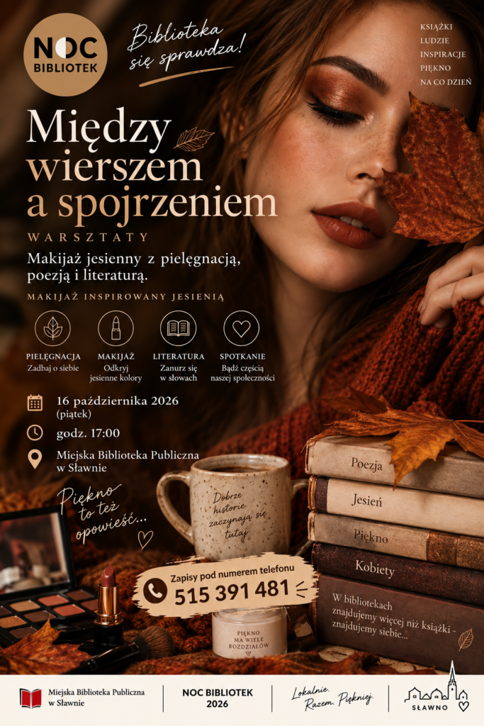 Na zdjęciu plakaty zapraszające na wydarzenie.