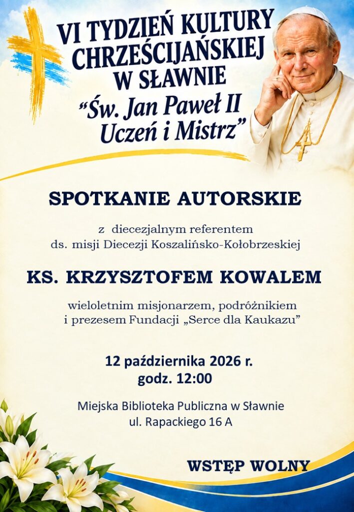 Na zdjęciu plakat zapraszający na wydarzenie.